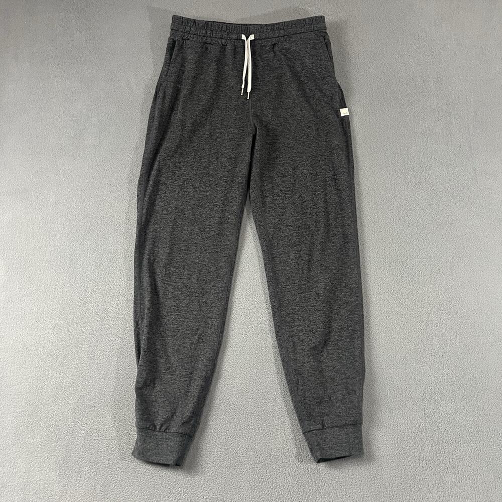 Vuori Pants Womens Medium Gray Performance Joggers Stretch Drawstrings Pockets